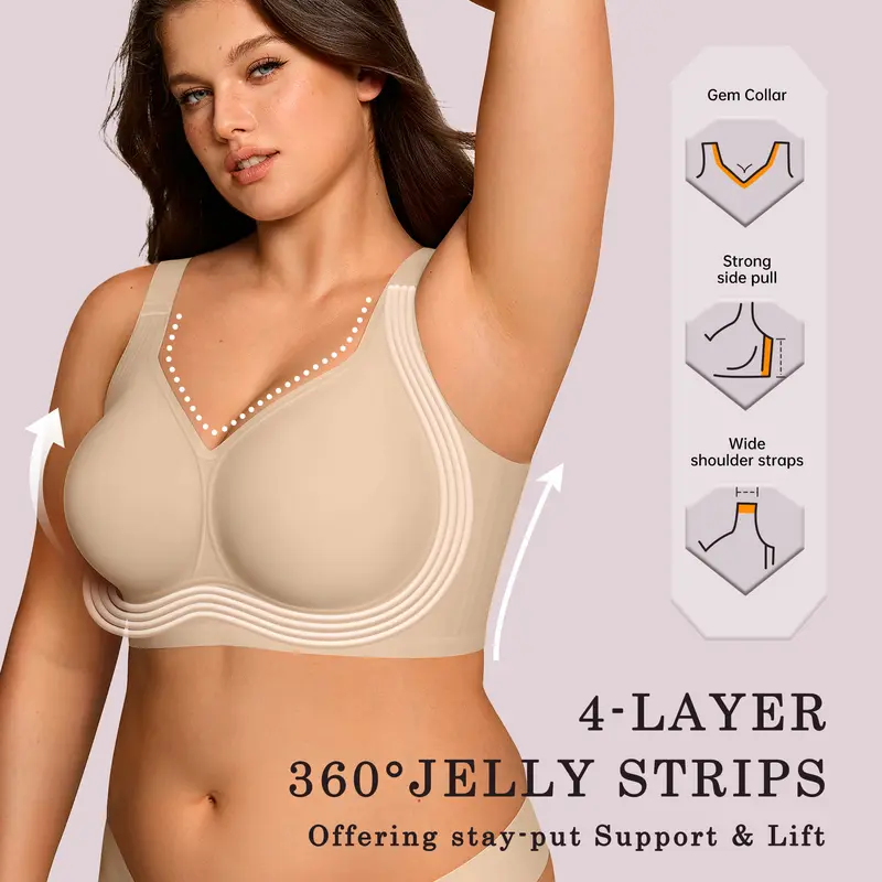 Women'S Comfortable Wire-Free Bra
