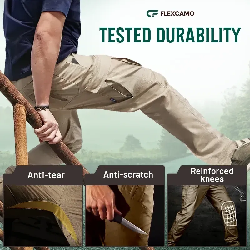 🎁Only $24.99 for a 7-pack!🎁FlexCamo - Tactical Waterproof Pants 🔥Last day for clearance!