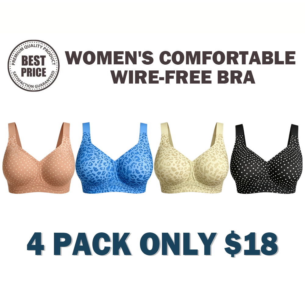 Women'S Comfortable Wire-Free Bra