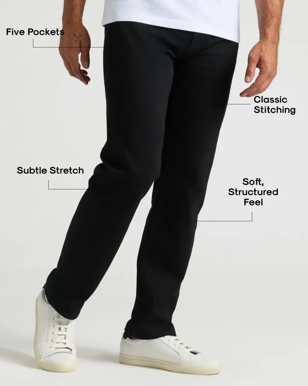 Straight Low-Stretch Jeans