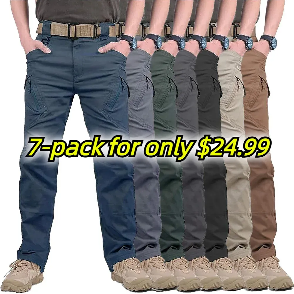 🎁Only $24.99 for a 7-pack!🎁FlexCamo - Tactical Waterproof Pants 🔥Last day for clearance!