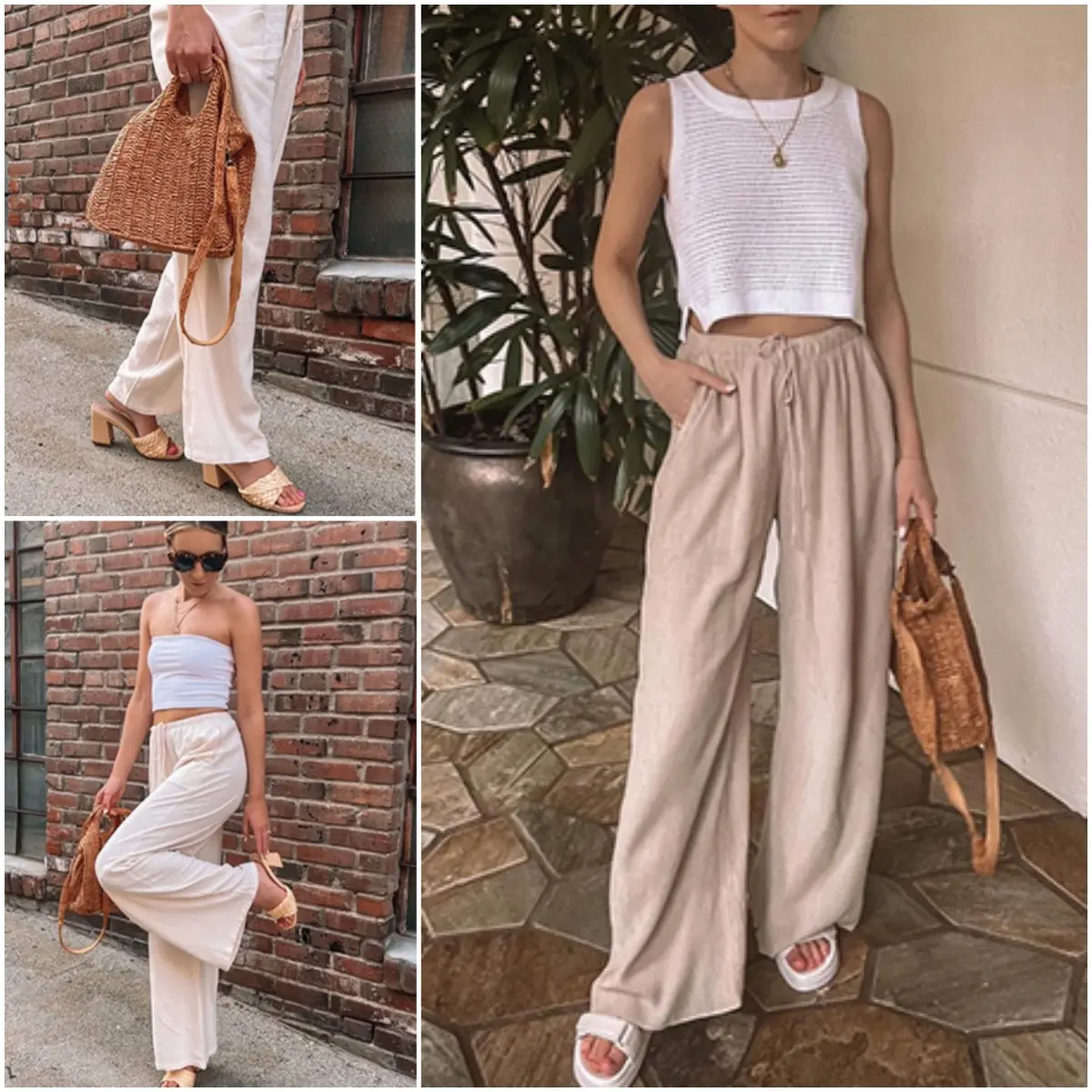 🔥Last Day 89% OFF🔥Women’s Cotton Linen Wide Leg Pants
