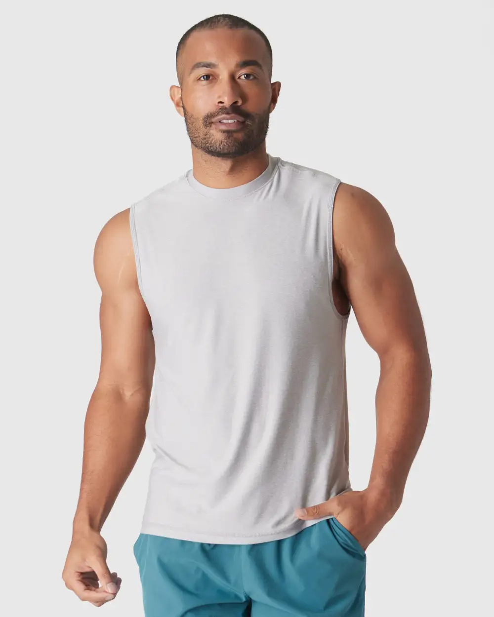 Sleeveless Active Muscle Tee