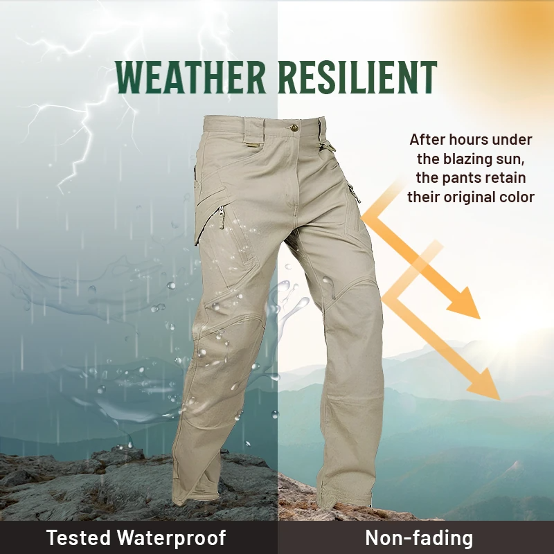 Tactical Waterproof Pants – Waterproof, Durable, Pockets, Breathable, Stain-resistant
