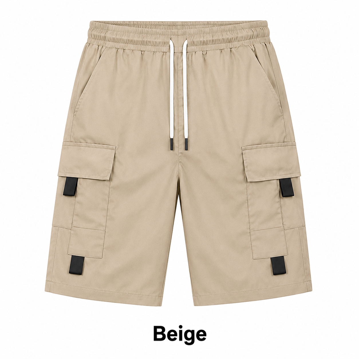 🎉Men's Casual Capri Shorts with Drawstring Waist, Large Pockets, Comfortable Fabric, Ideal for Home and Outdoors, Summer Essential🔥