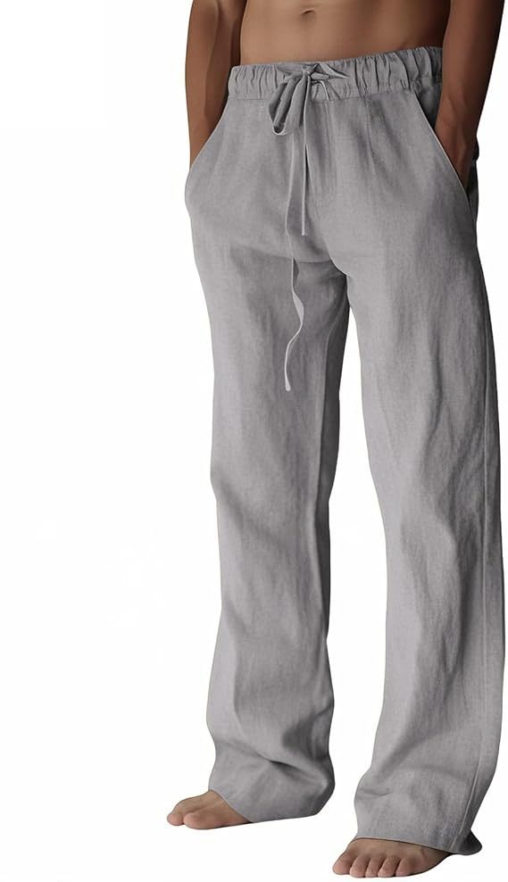 6-Pack Men's Cotton Linen Pants product image 12