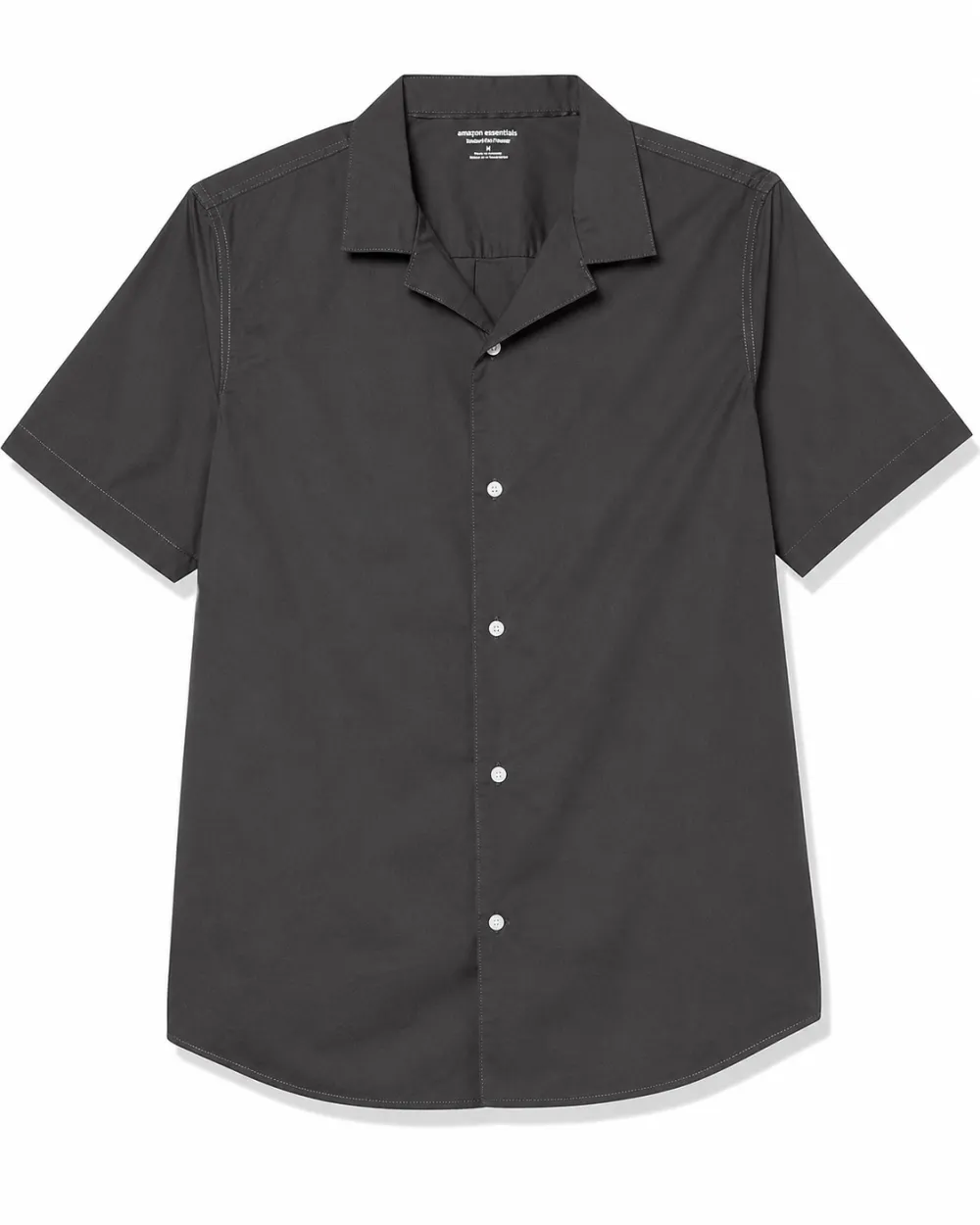 Men's Vacation Cotton Button-Down Short Sleeve Resort Shirt