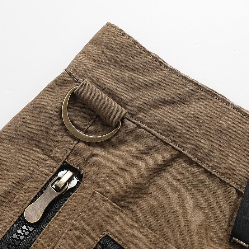 Men Cargo Tactical Pants & EDC Hiking Work Military Army Shorts with 8 Pockets image 4
