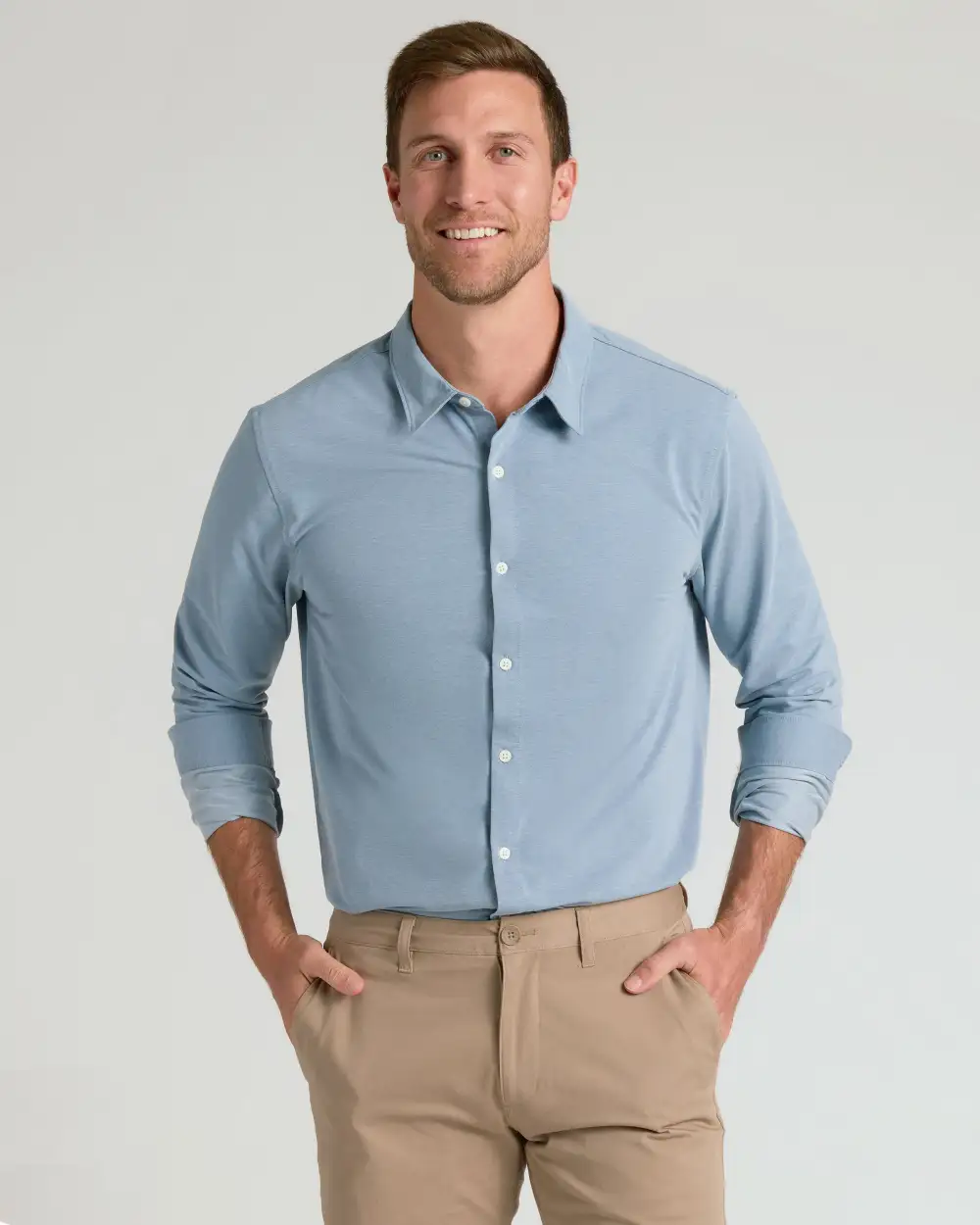 Stretch Oxford Long Sleeve Shirt