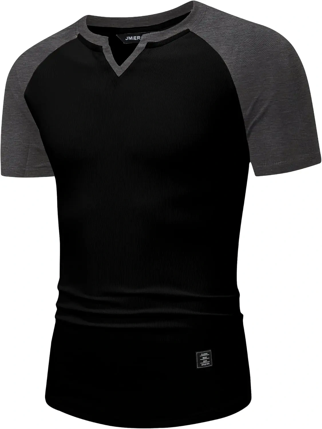👉 Buy 2+ Packs & Save More🔥Men's 12-Pack Cotton Longline Henley V-Neck T-Shirts