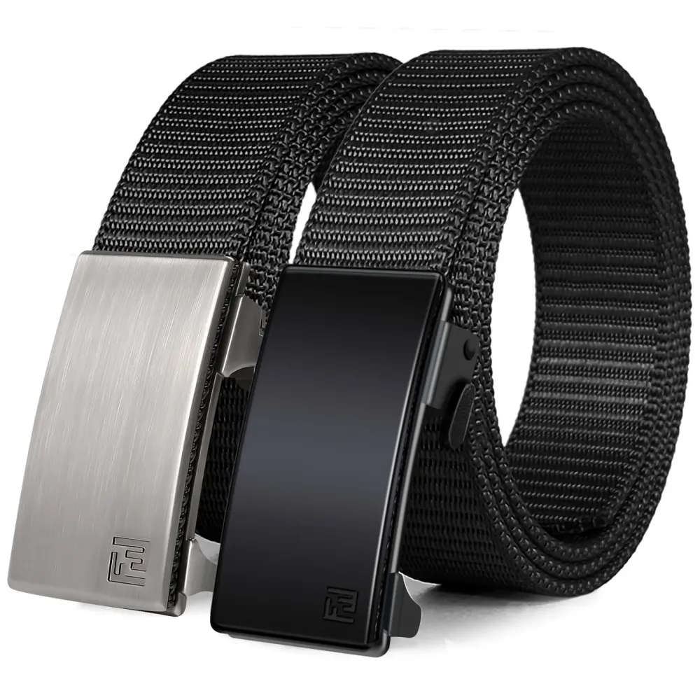 Perfect fit - Men's Ratchet Web Strap Micro-Adjust 1.25