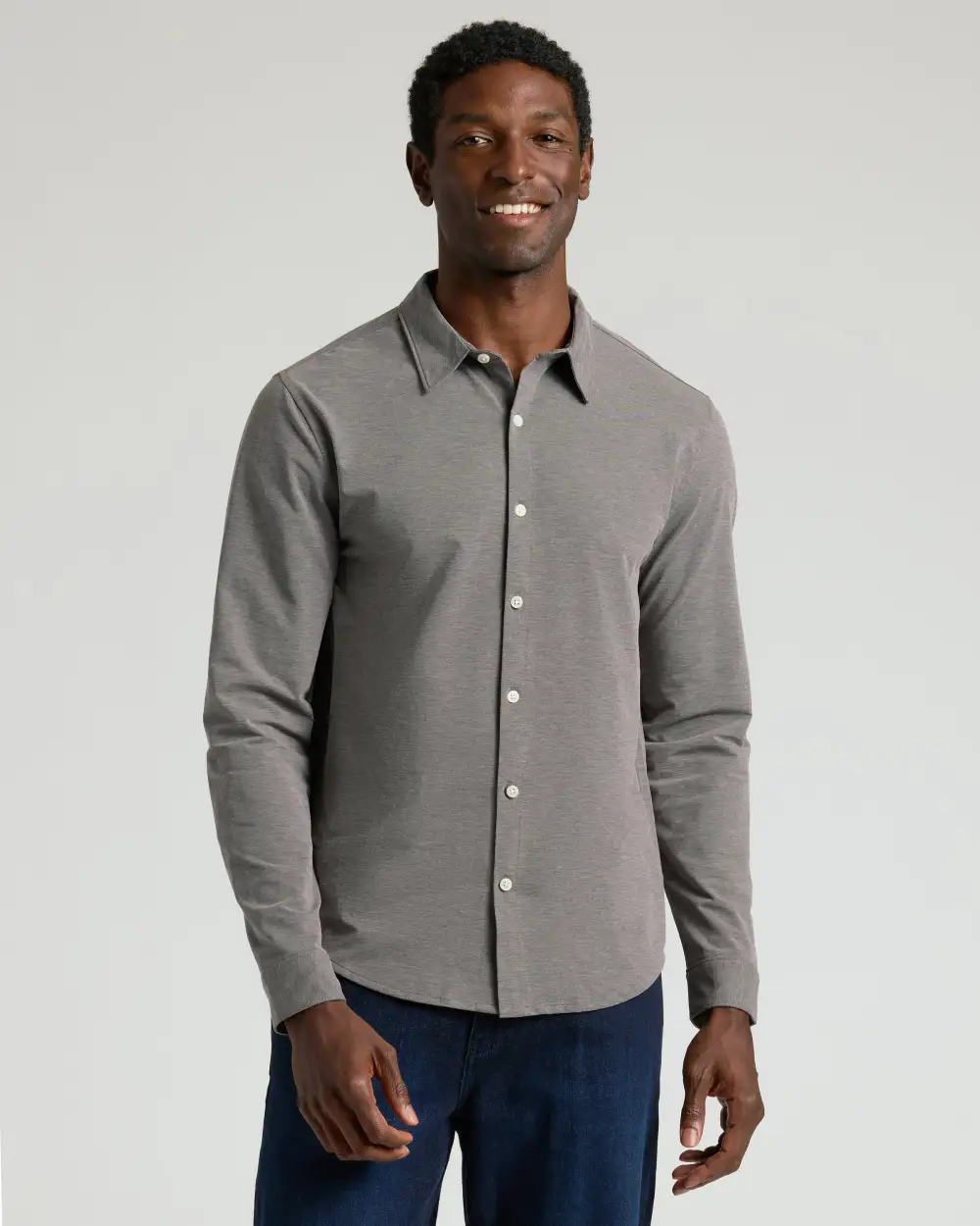 Stretch Oxford Long Sleeve Shirt