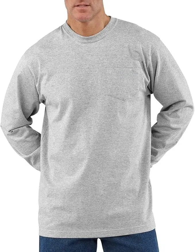 🔥Last Day 89% OFF🔥 Men’s Heavyweight Work Tee – Pocket Shirt (Loose Fit, Built to Last)