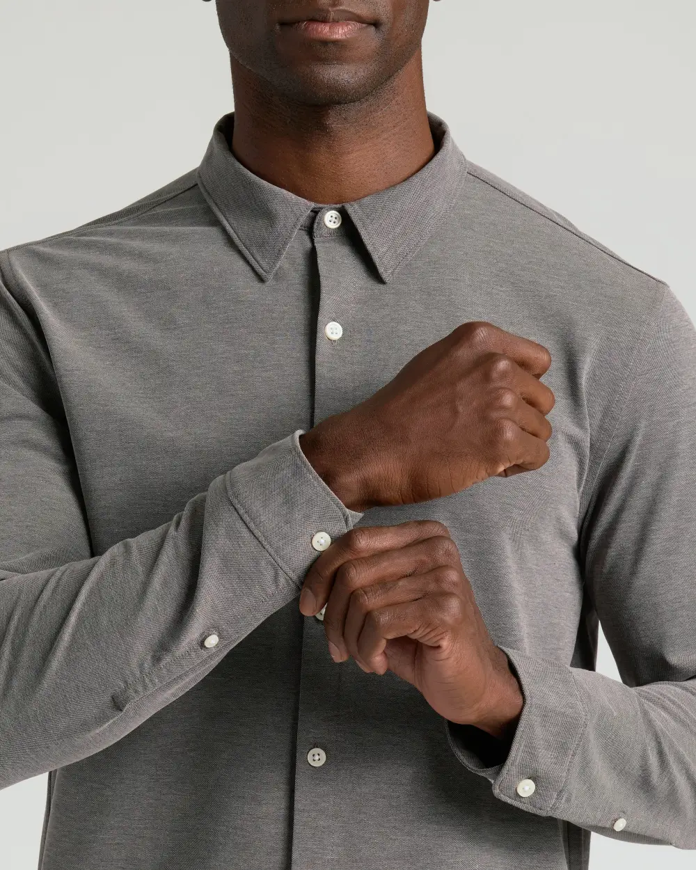 Stretch Oxford Long Sleeve Shirt