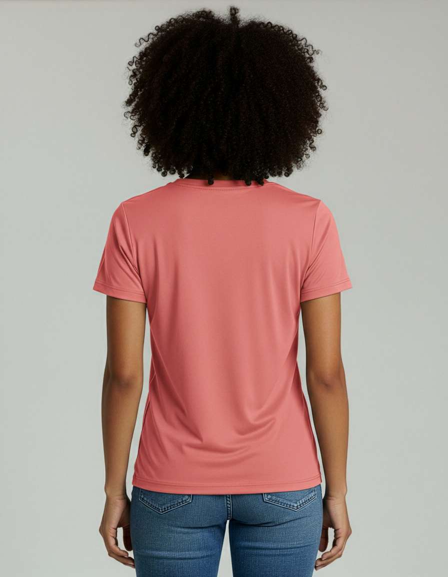 4 Pack: Women's Short-Sleeve V-Neck T-Shirt (Available in Plus Size)