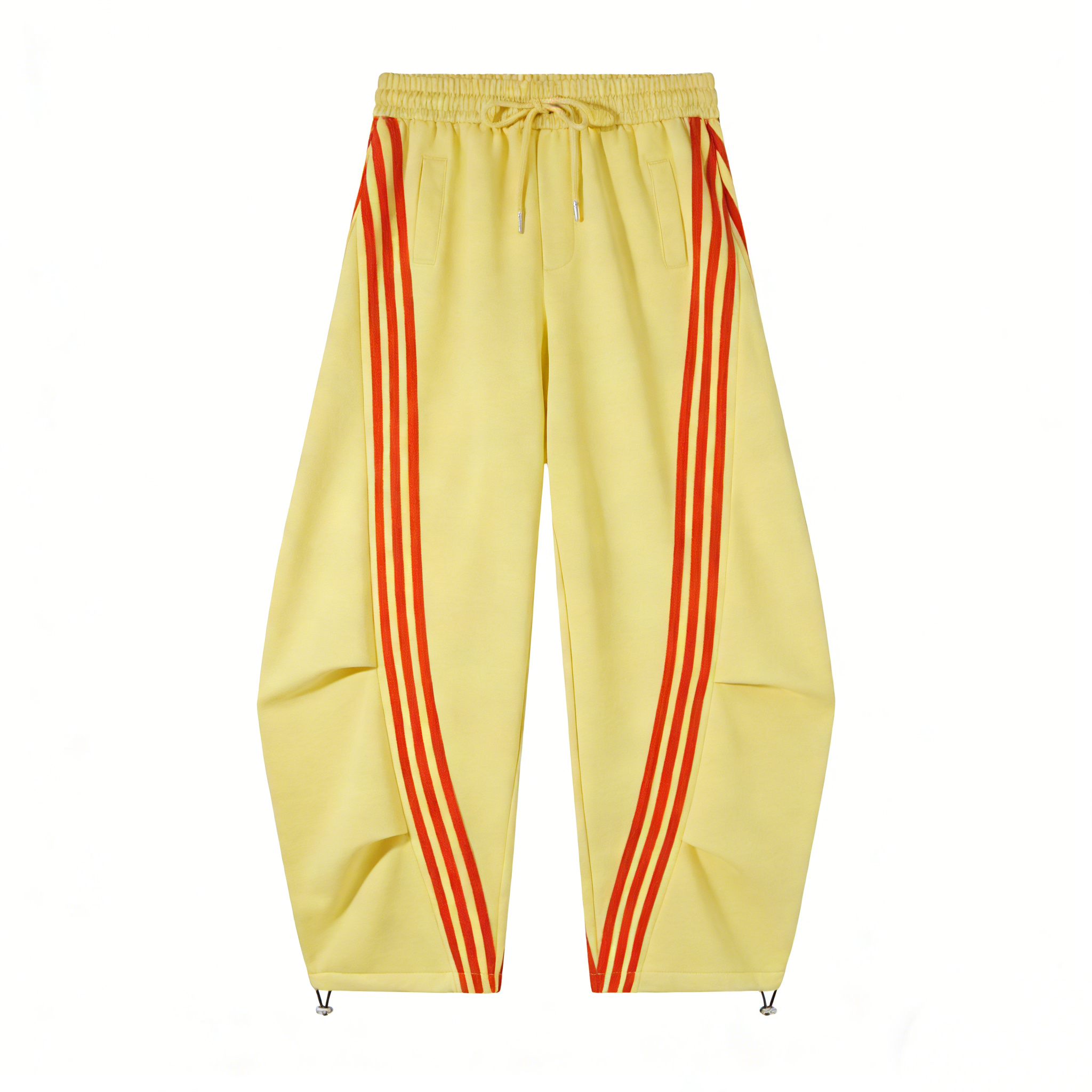 Loose Wide Leg Striped Track Pants