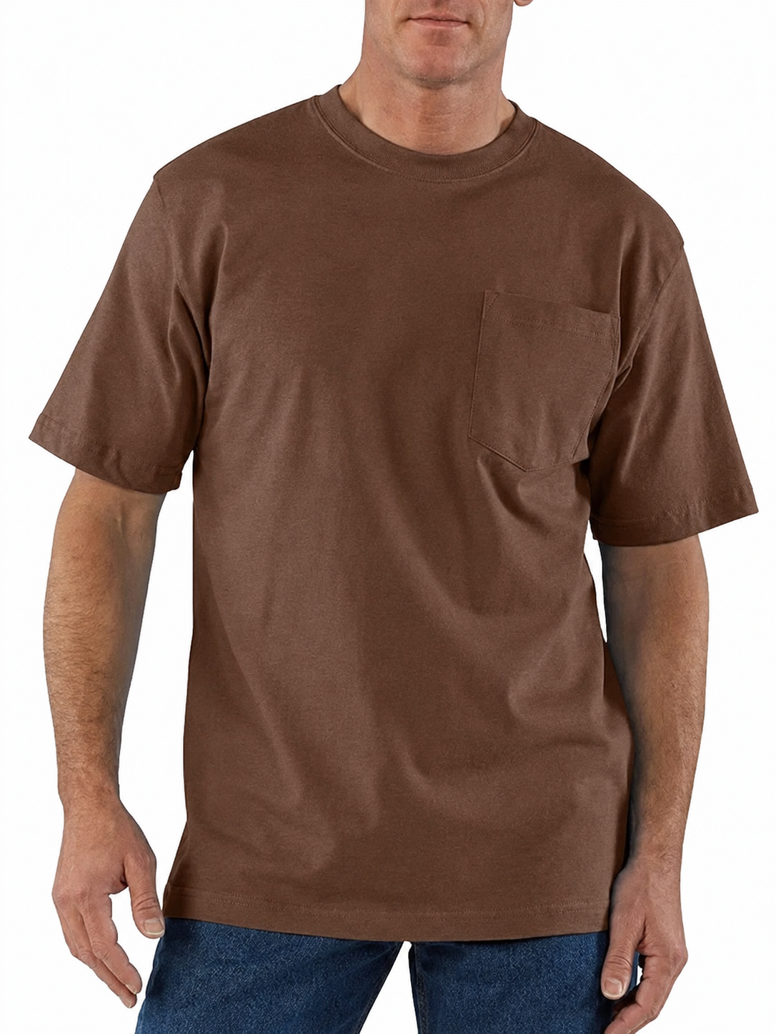 🔥Last Day Promotion! Men's Loose Fit Heavyweight Short-Sleeve Pocket T-Shirt (Also Available in Big & Tall)