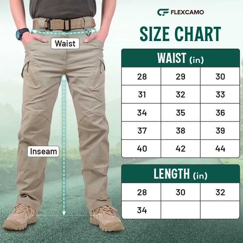 🎁Only $24.99 for a 7-pack!🎁FlexCamo - Tactical Waterproof Pants 🔥Last day for clearance!