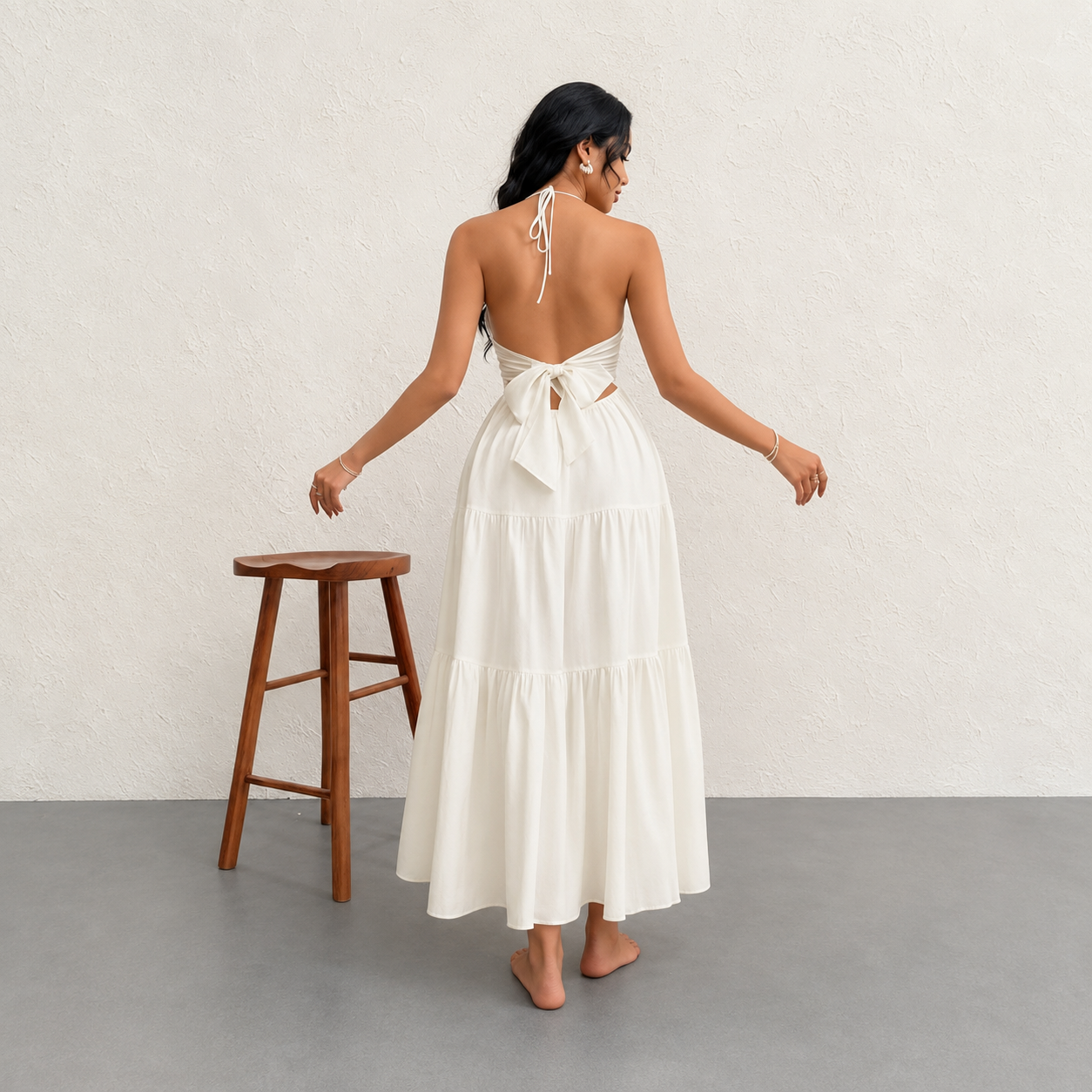 Women's Casual Loose Fit Sleeveless Summer Dress