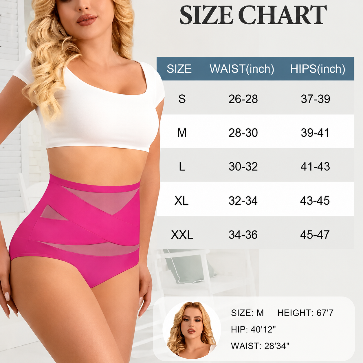 4-Pack High-Waist Shaping Pantiesfor Women