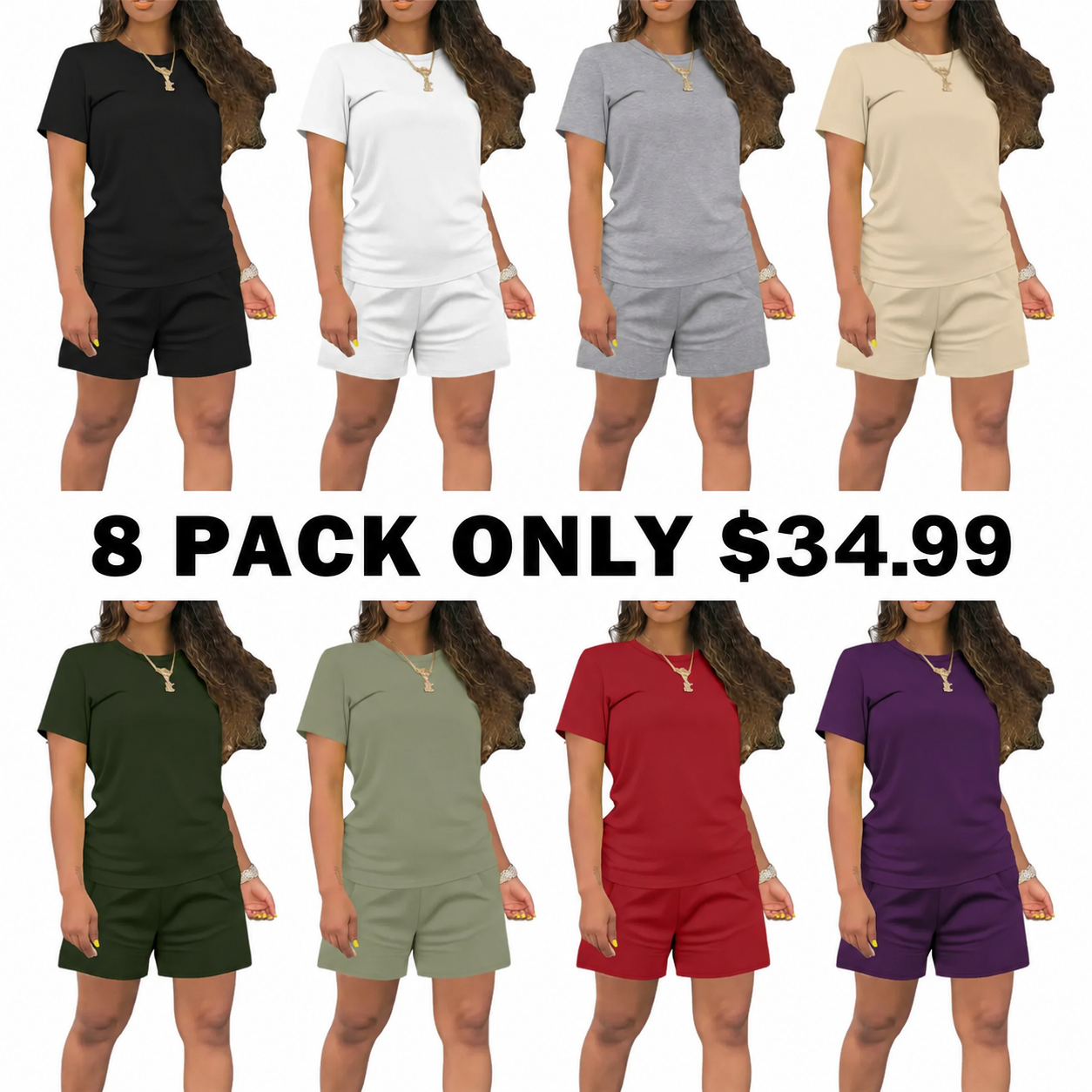 Women's Solid Co-ord Set