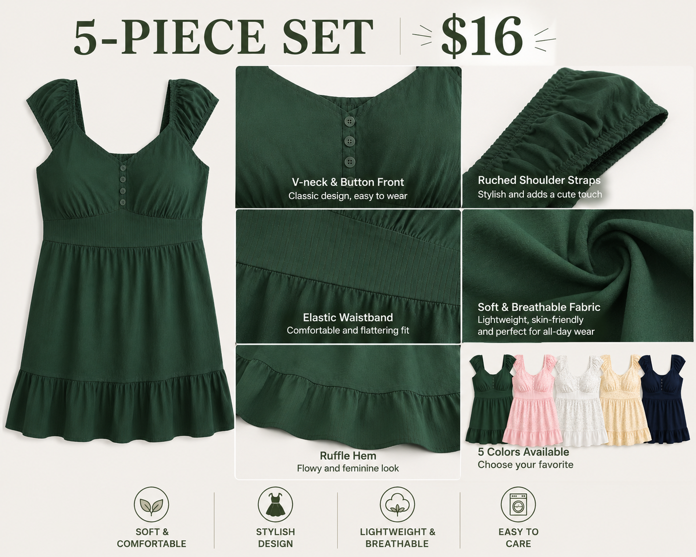 Curvy Babydoll Icon Top