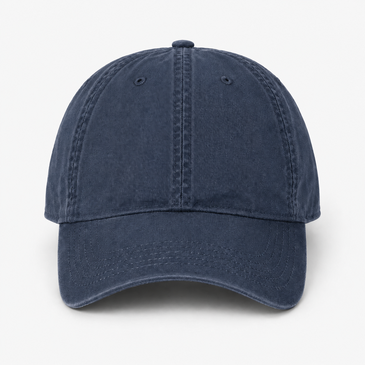 Washed Black washed canvas adjustable baseball cap