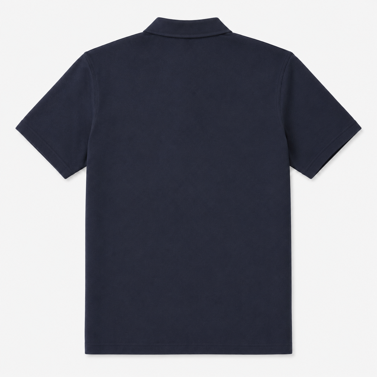 Midnight Navy men's short-sleeve pocket polo back view