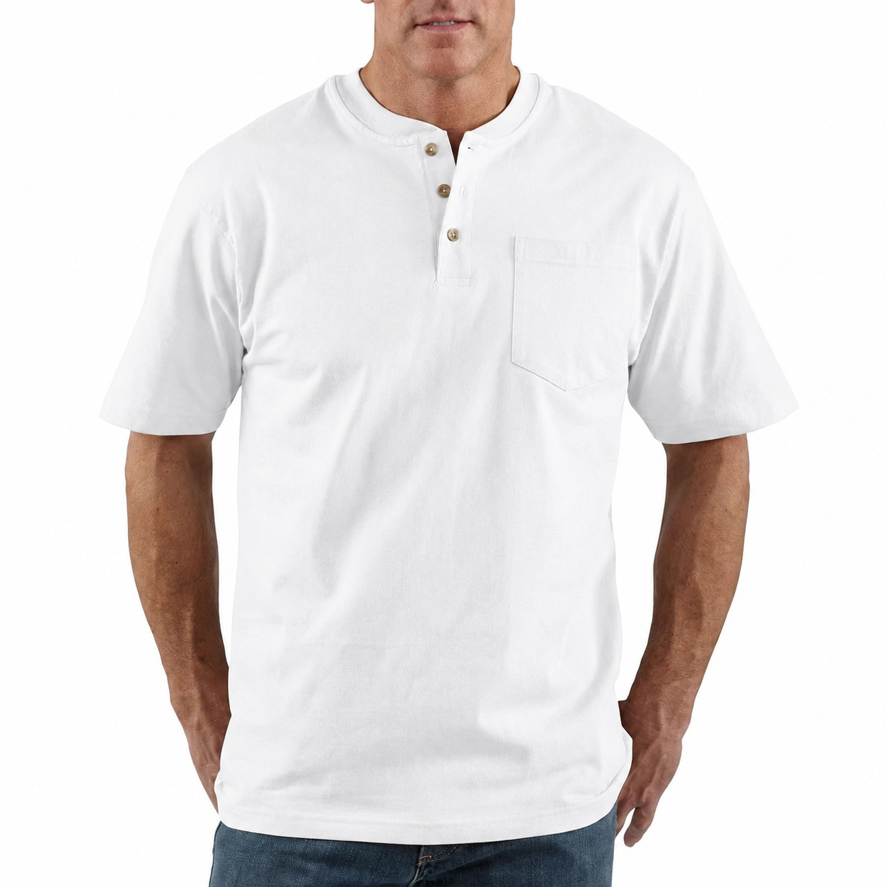 🕒Today Only – Last Day Deal! Men's Heavyweight Work Polo with pocket