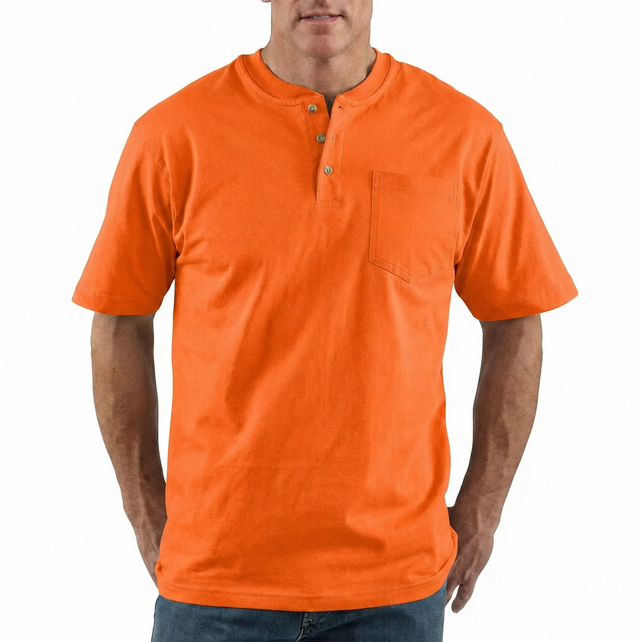 🕒Today Only – Last Day Deal! Men's Heavyweight Work Polo with pocket