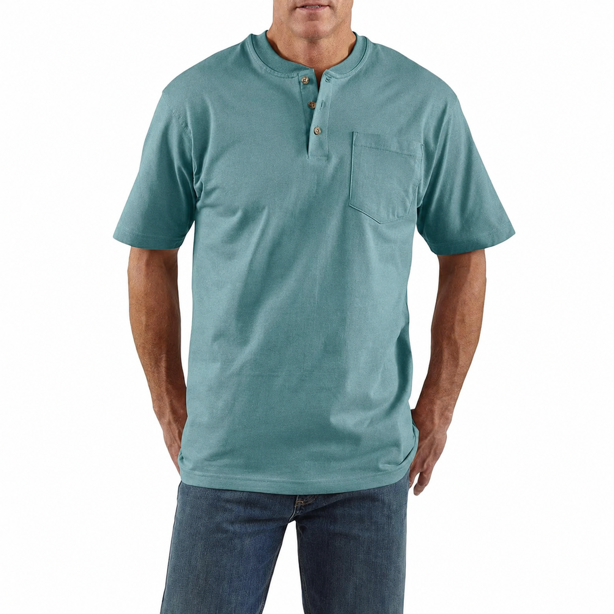 🕒Today Only – Last Day Deal! Men's Heavyweight Work Polo with pocket