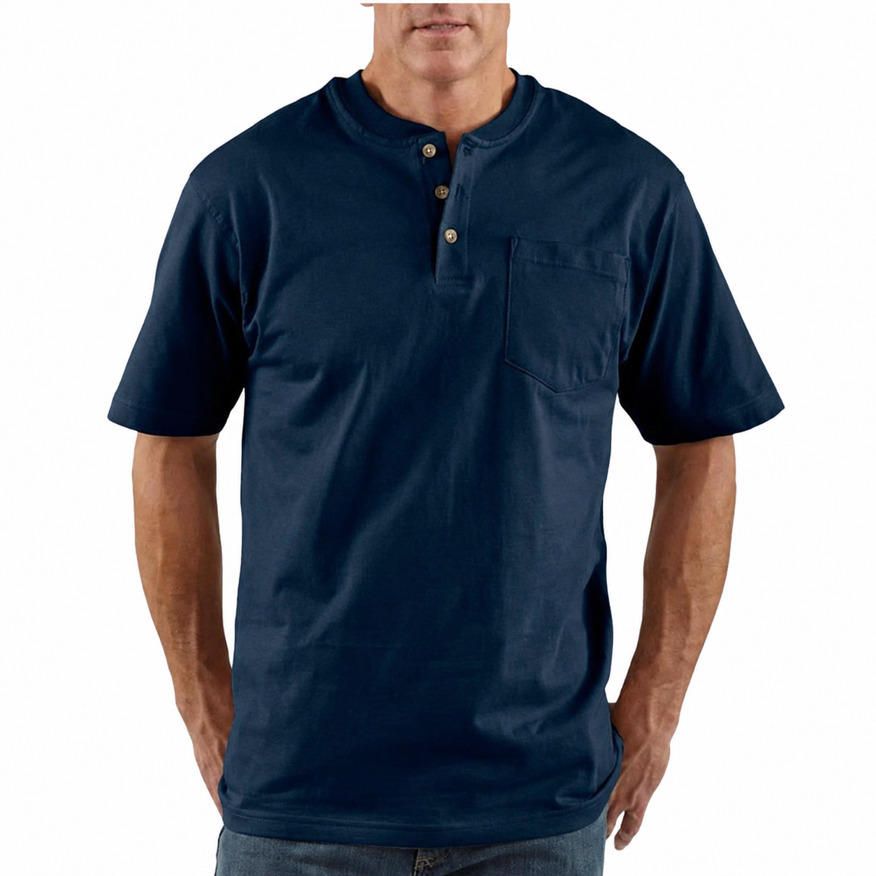 🕒Today Only – Last Day Deal! Men's Heavyweight Work Polo with pocket