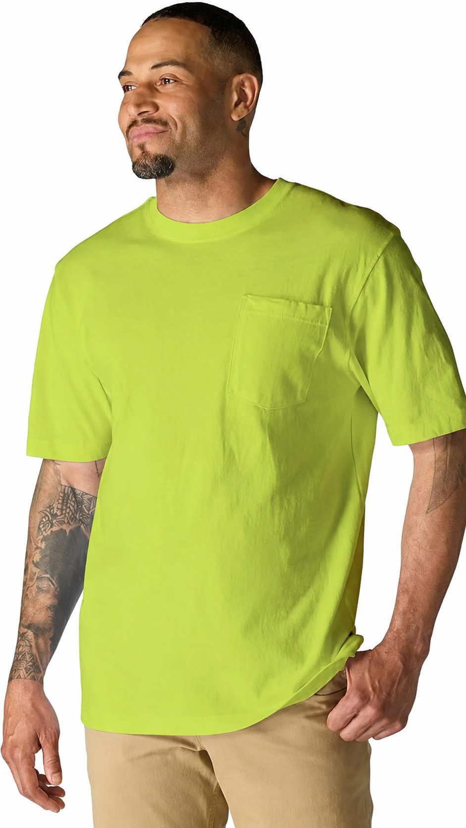 🔥Last Day Promotion! Men's Loose Fit Heavyweight Short-Sleeve Pocket T-Shirt (Also Available in Big & Tall)