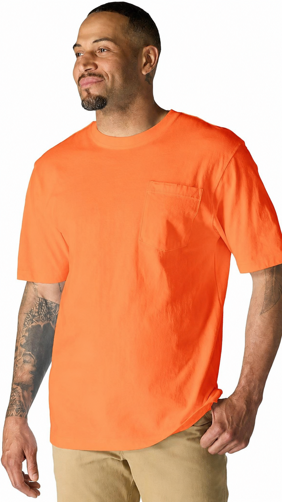 🔥Last Day Promotion! Men's Loose Fit Heavyweight Short-Sleeve Pocket T-Shirt (Also Available in Big & Tall)