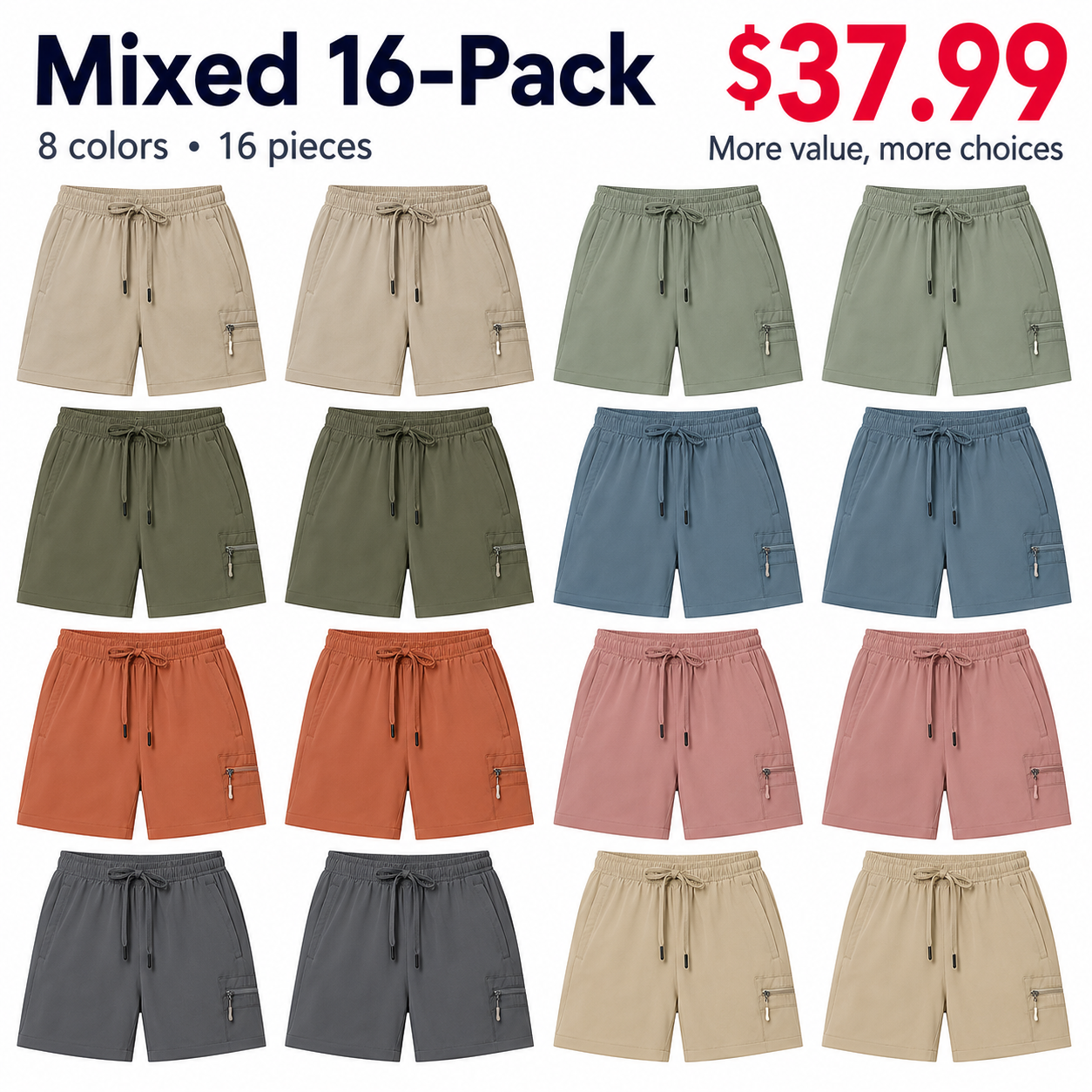 Women's lightweight hiking shorts, quick-dry athletic shorts
