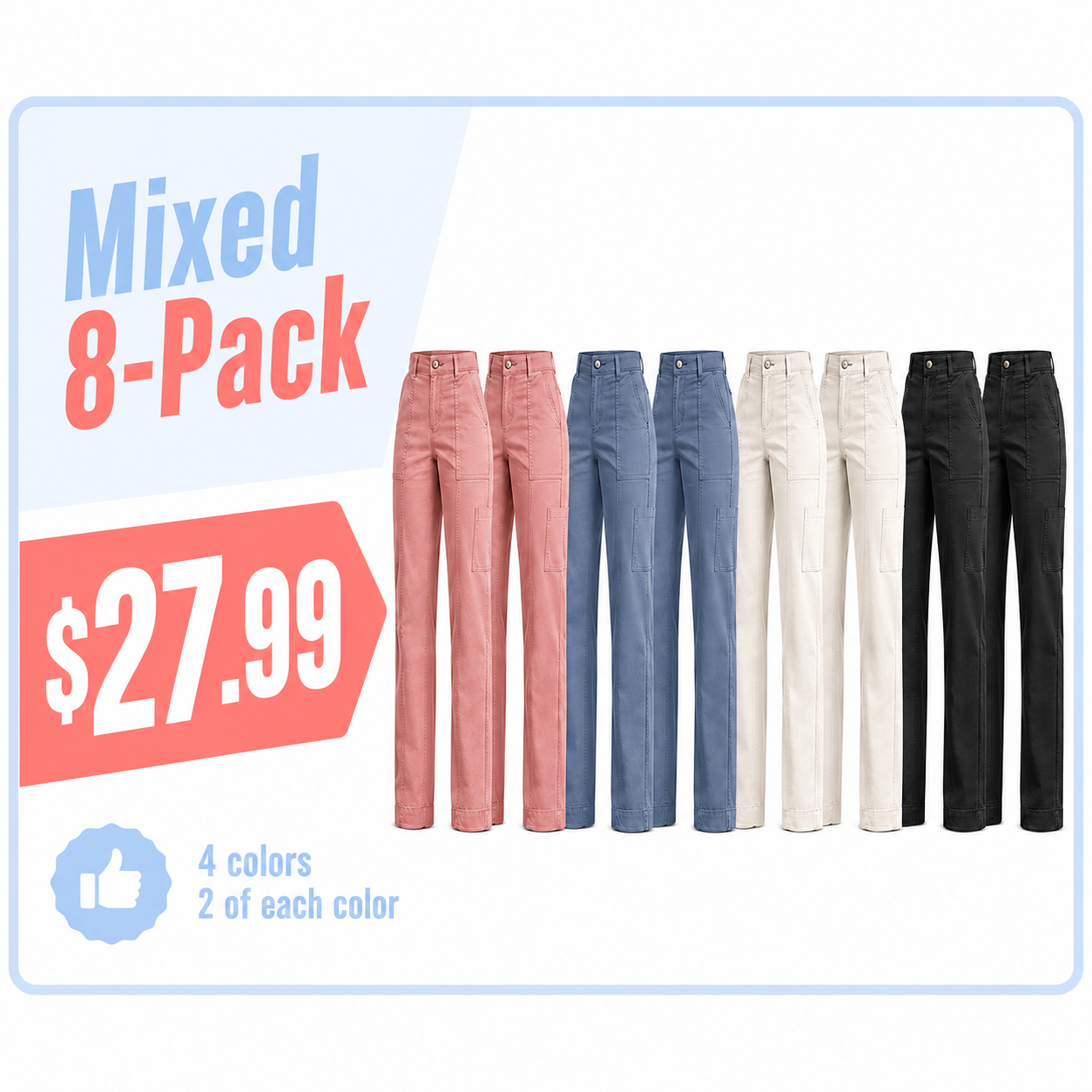 Comfortable Cargo Pants (Stretch Design)