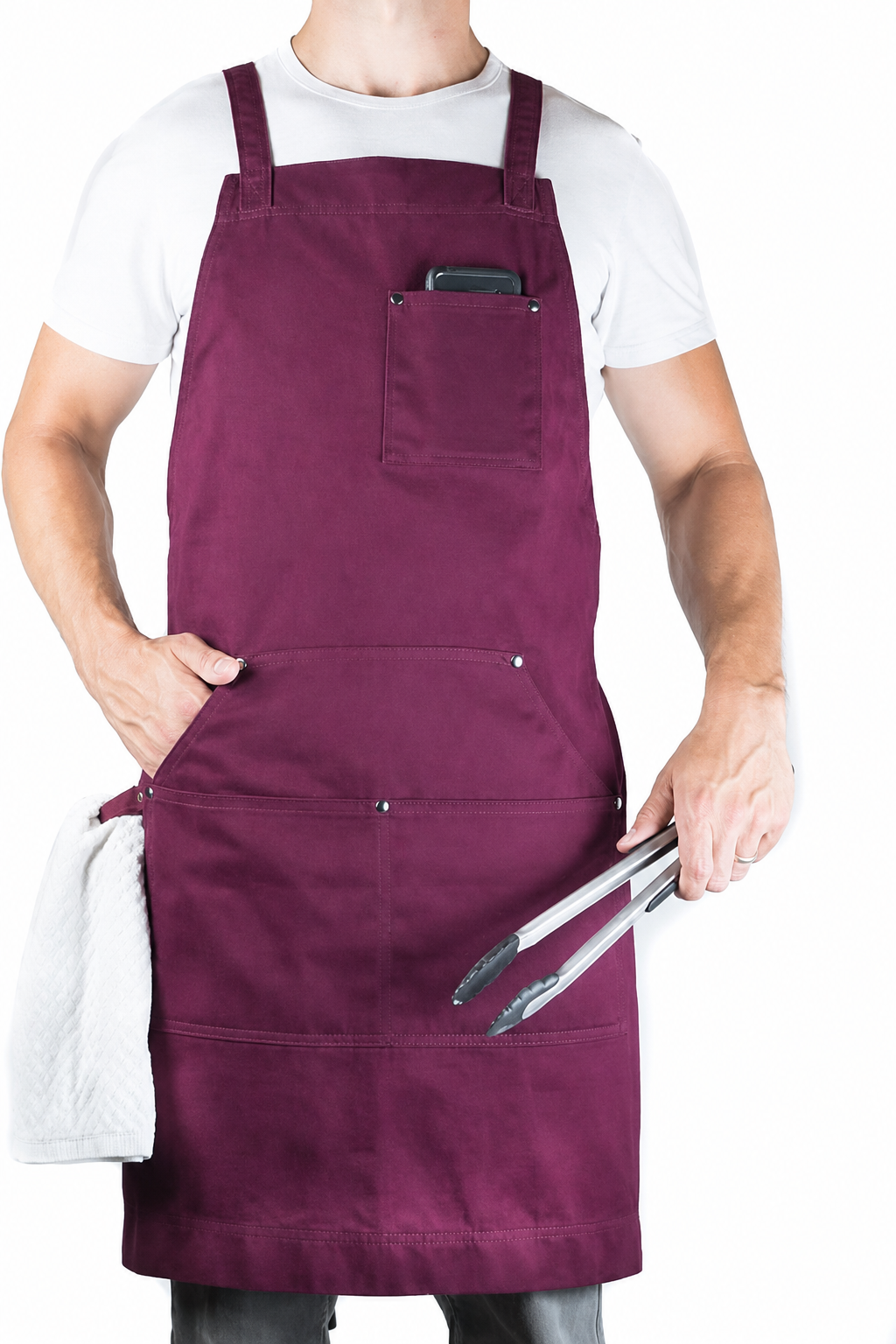 Durable Goods - Professional Grade Chef Apron for Kitchen, BBQ & Grill