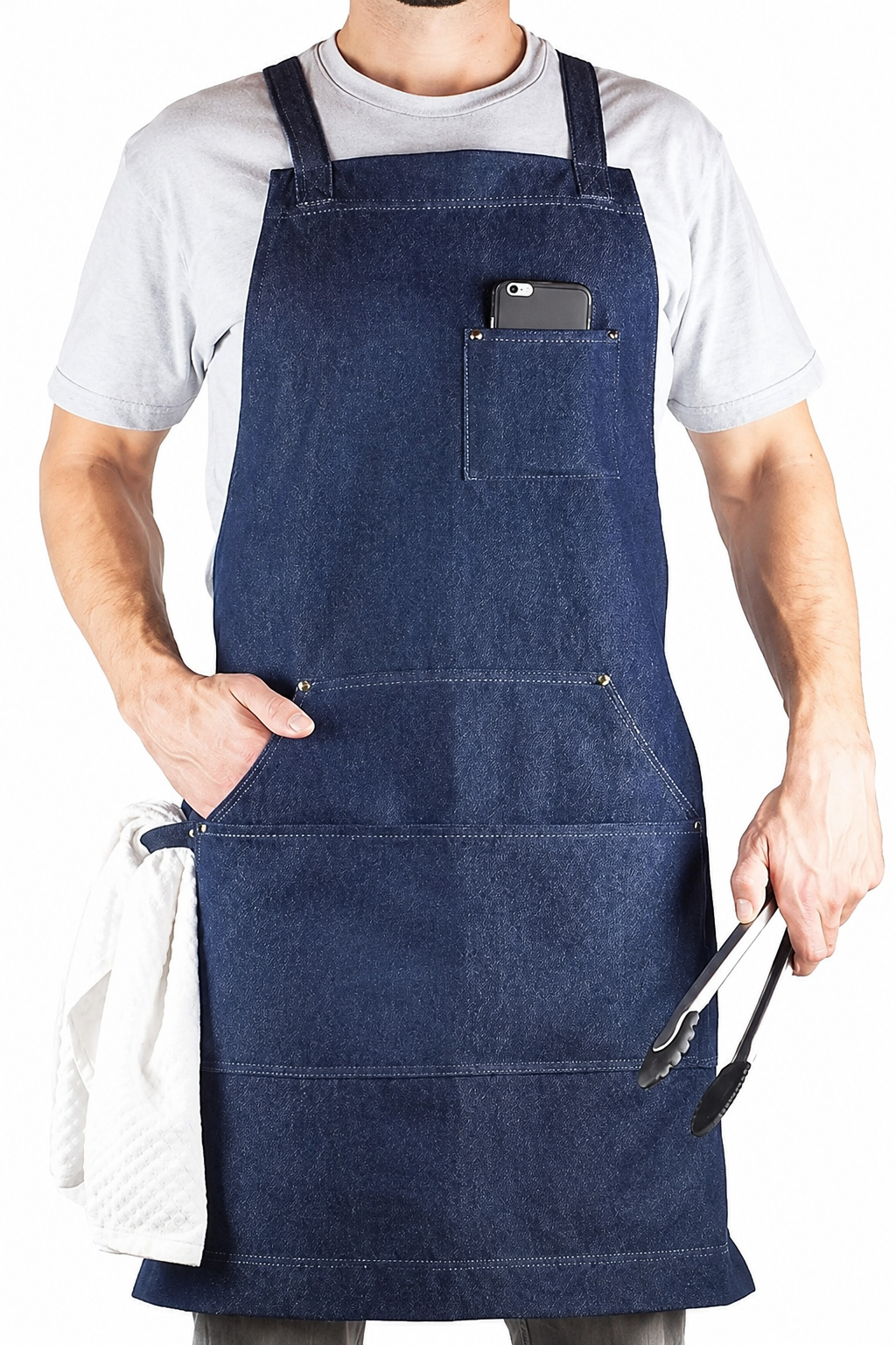 Durable Goods - Professional Grade Chef Apron for Kitchen, BBQ & Grill