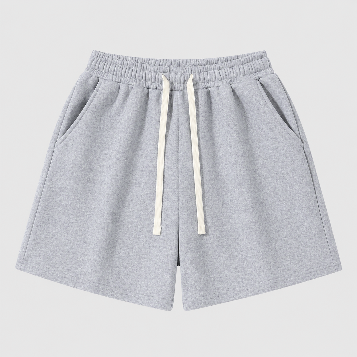 Men’s Athletic Drawstring Shorts, Medium-Weight Fitted Running Shorts for Daily Wear & Workouts