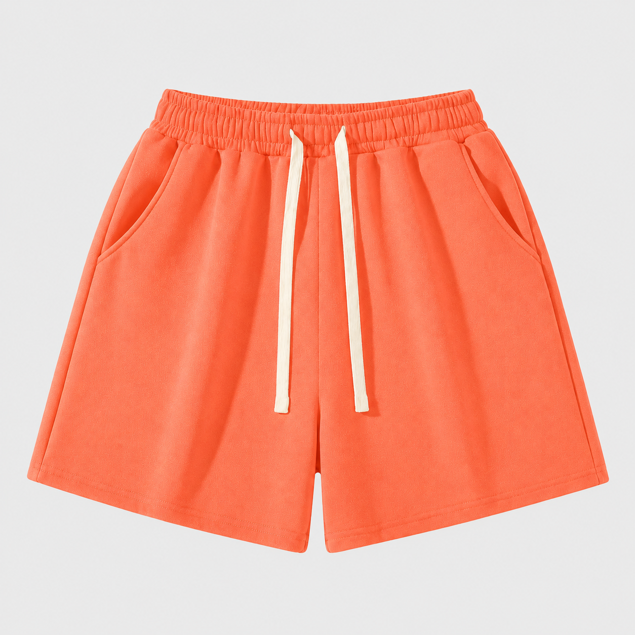 Men’s Athletic Drawstring Shorts, Medium-Weight Fitted Running Shorts for Daily Wear & Workouts