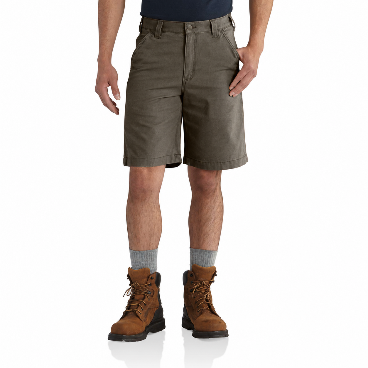 Relaxed 10" Dungaree Short