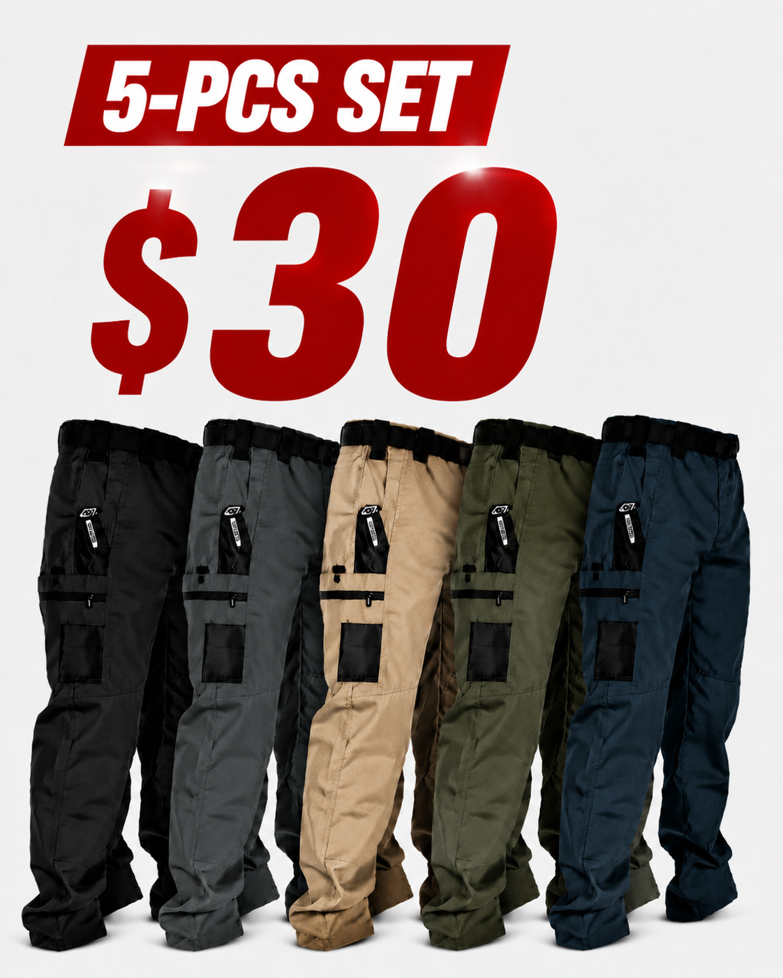 Men's cargo pants, climbing pants, tactical pants, functional pants