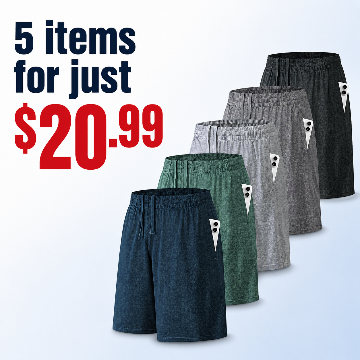 Men's athletic shorts