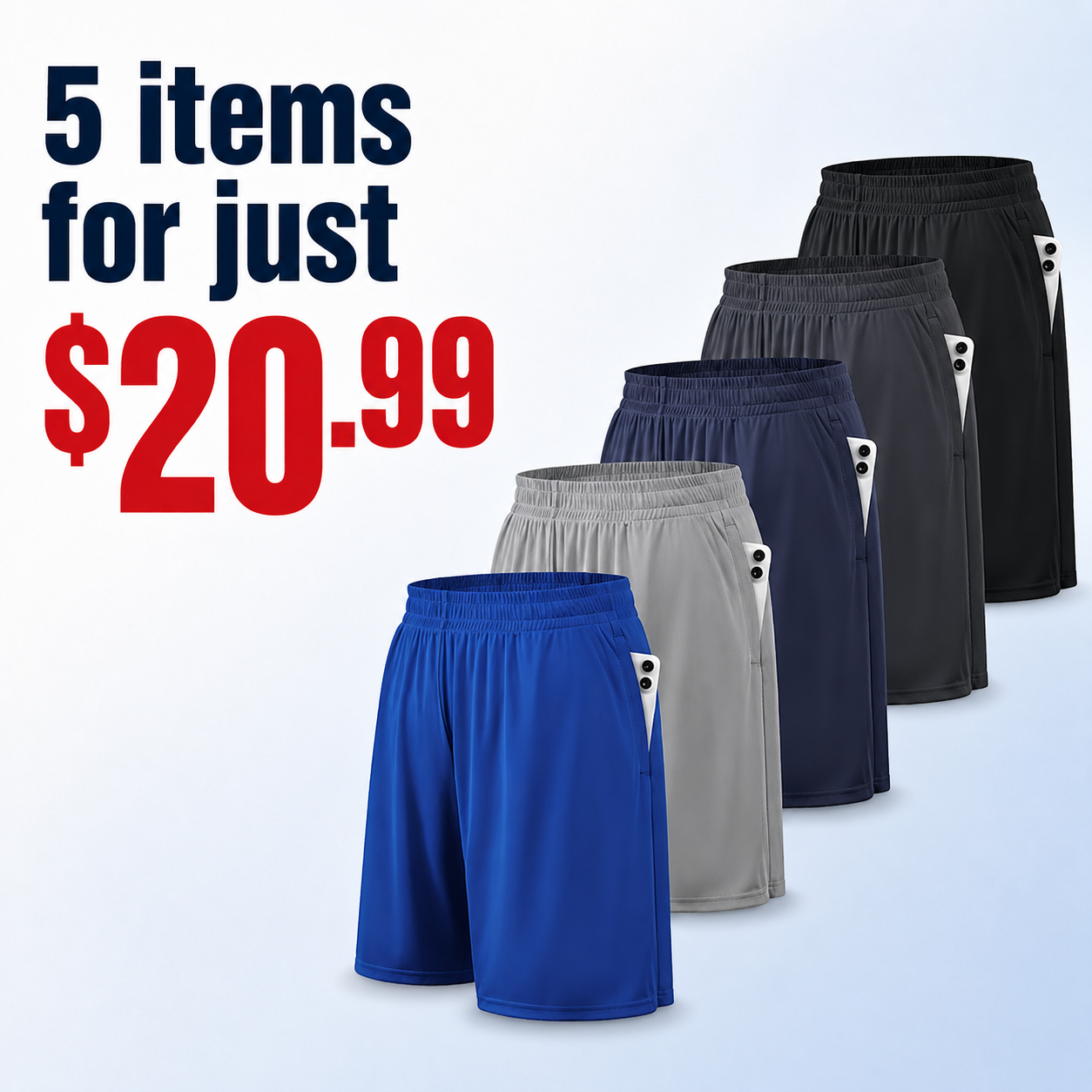 Men's athletic shorts