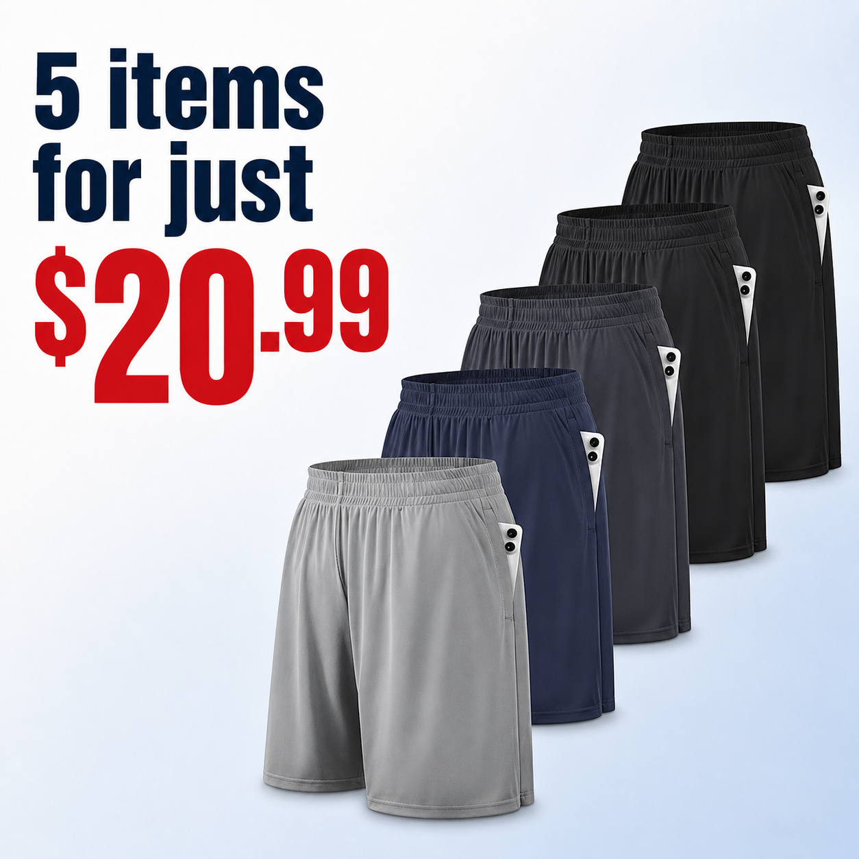 Men's athletic shorts