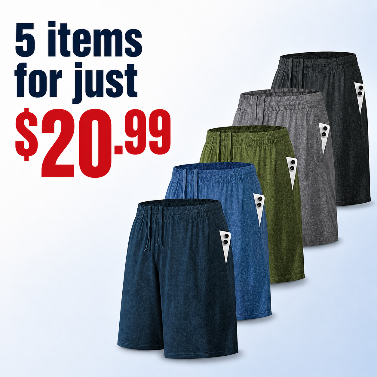 Men's athletic shorts
