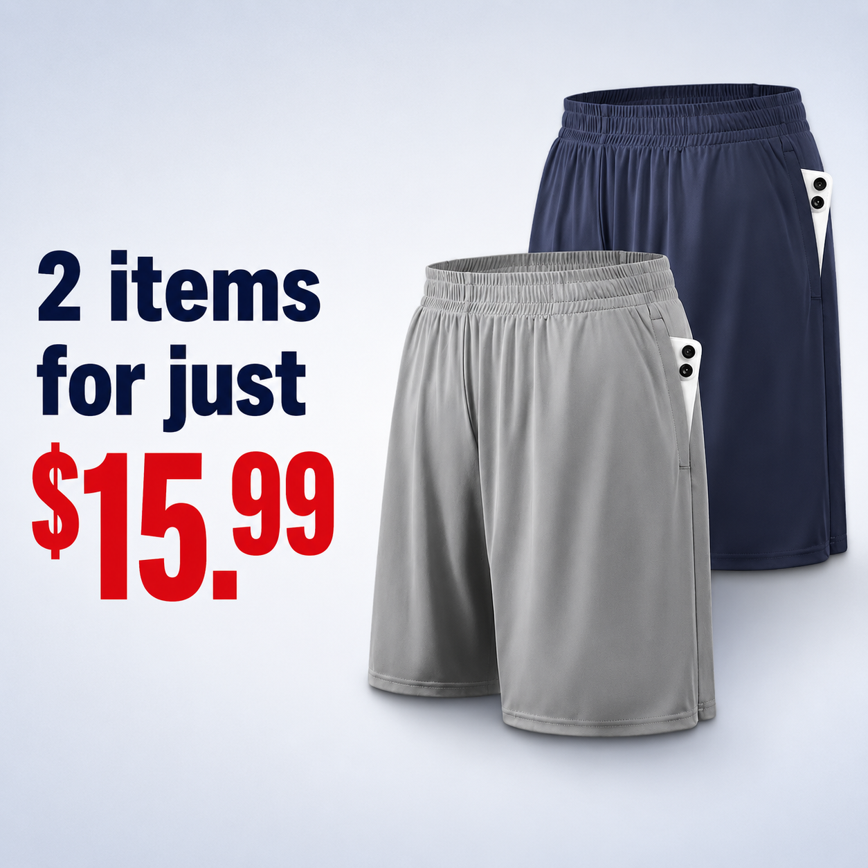Men's athletic shorts