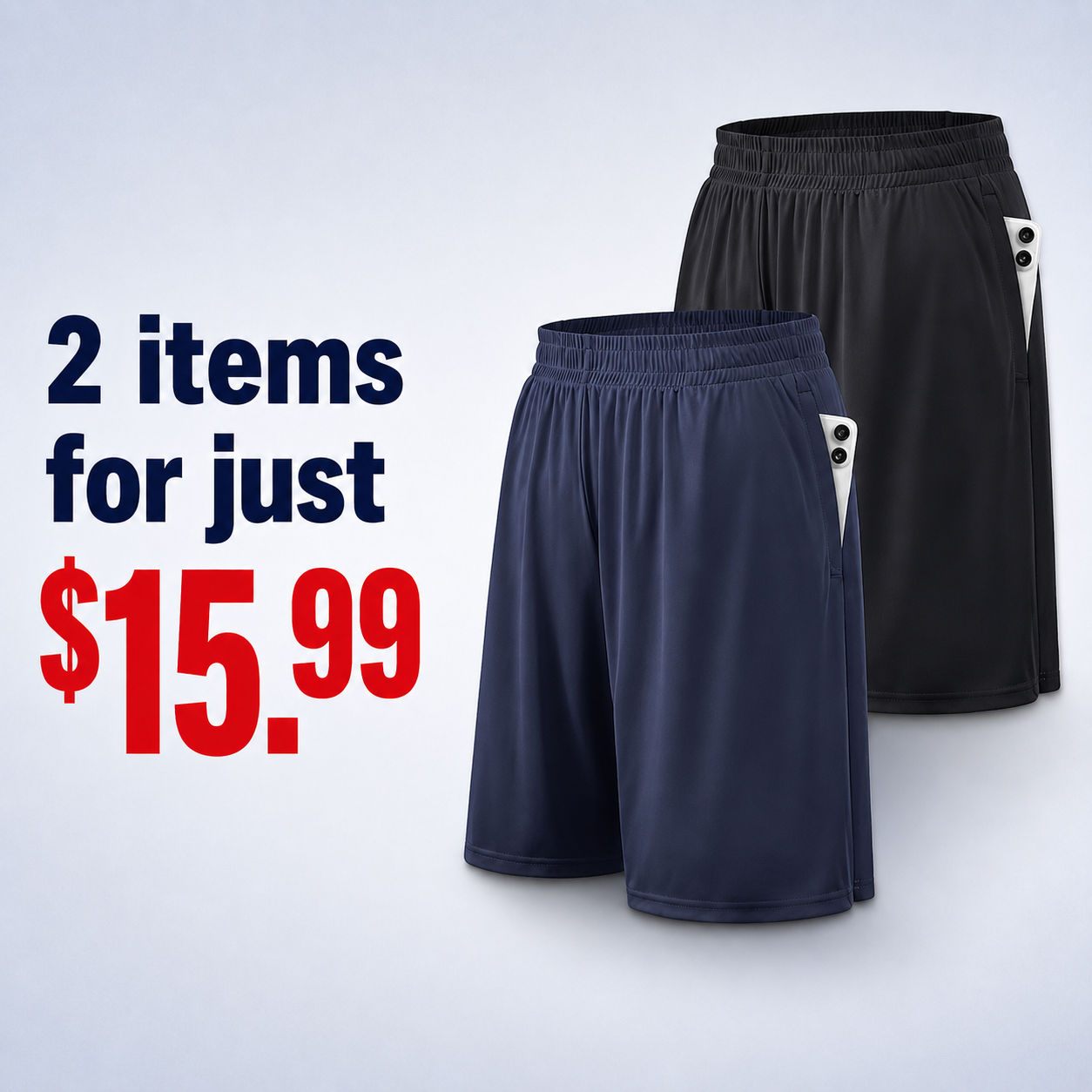 Men's athletic shorts