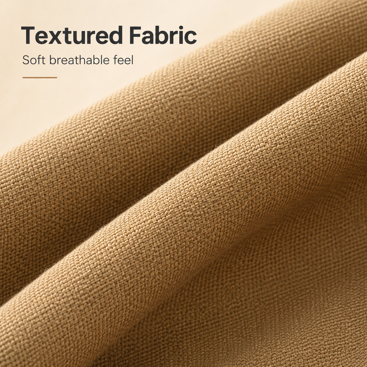 Textured woven fabric close-up for men's matching set