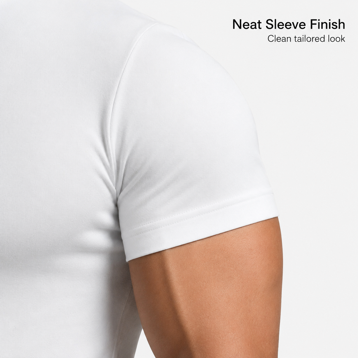Clean arm finish detail